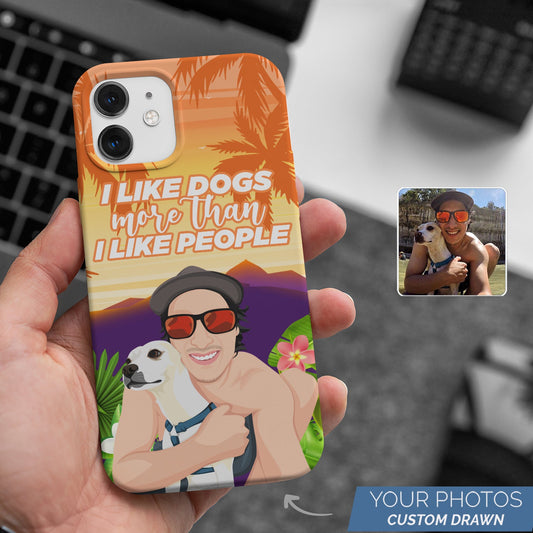 Phone Case | Solid | I Like Dogs