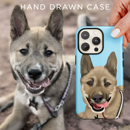 Custom Dog Portrait Phone Case