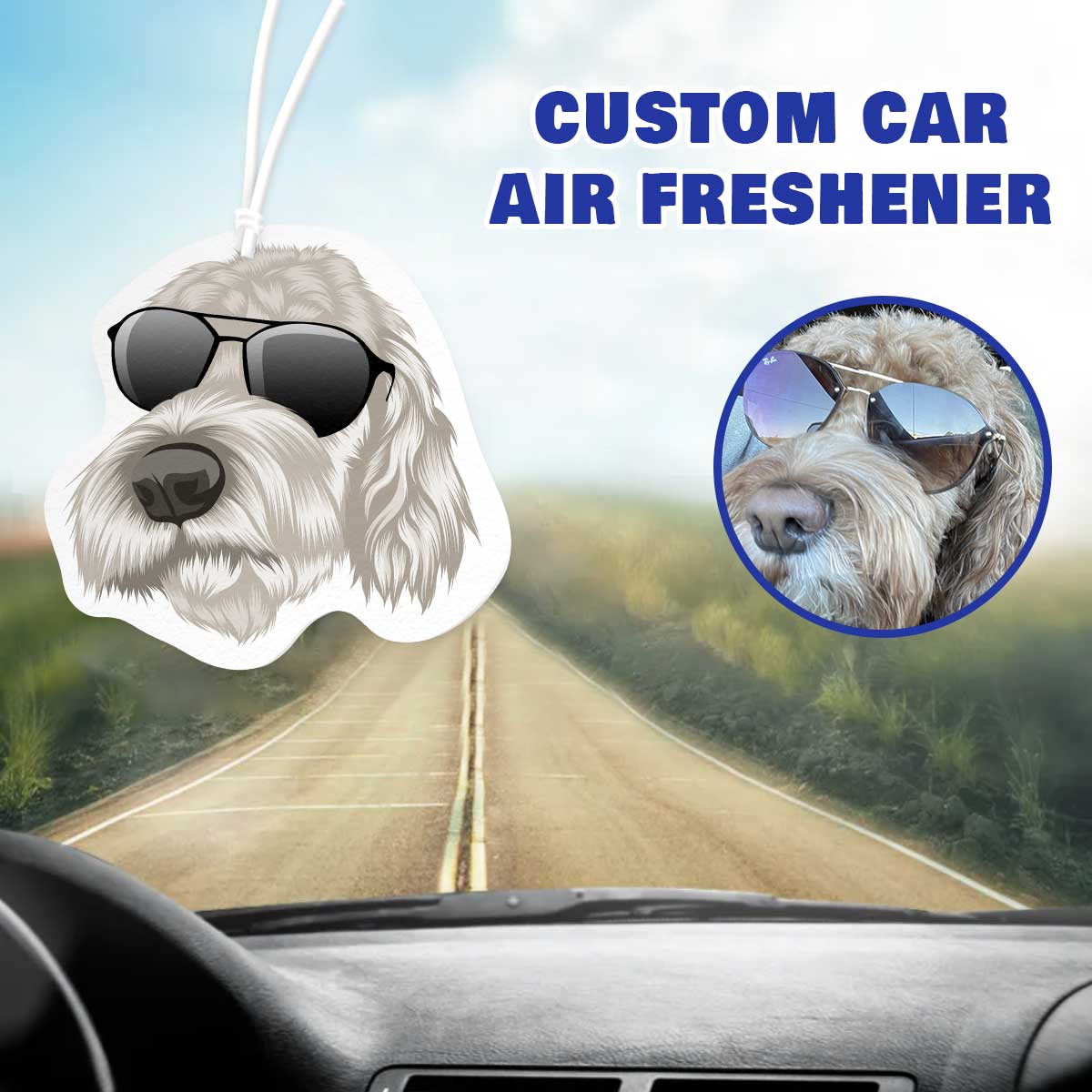 Air Freshener | Dog | Personalized Dog Face Air Freshener