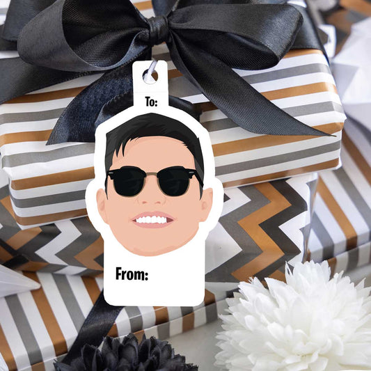 Gift Tag | Portrait Face | Personalized Face Gift Tags