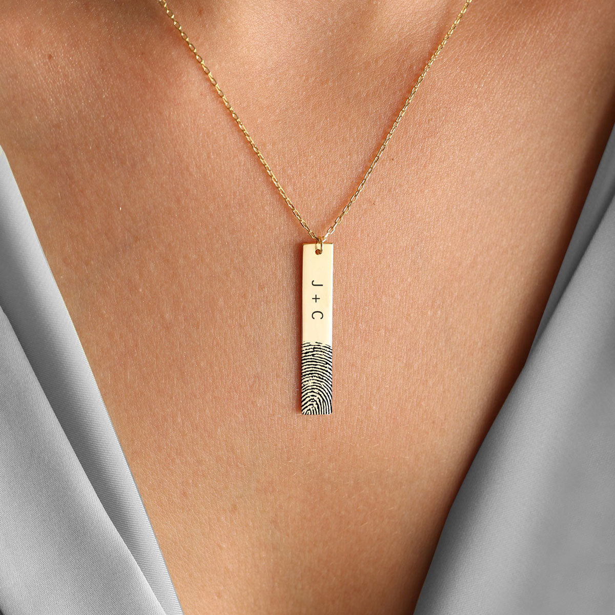 Necklace | Fingerprint | Personalized Fingerprint Necklace Gift