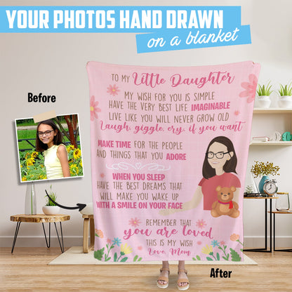 Blanket | Daughter | Mom | Personalized To My Daughter Blanket From Mom