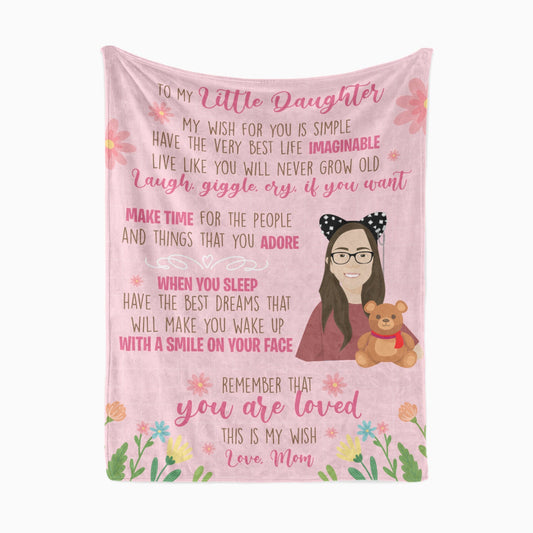 Blanket | Daughter | Mom | Personalized To My Daughter Blanket From Mom